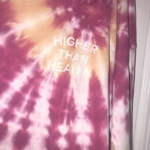 Tie-dye long sleeve shirt “Higher Than Heaven”